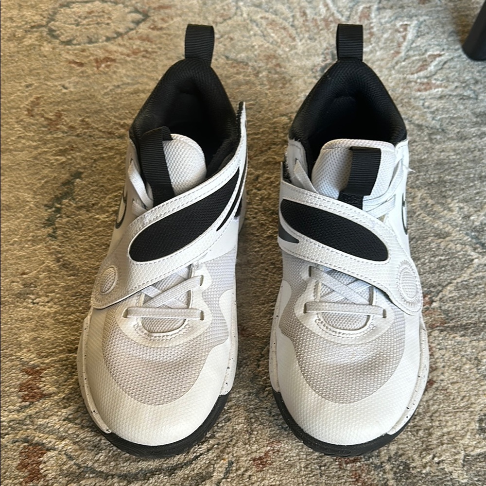 White and Black Athletic Sneakers